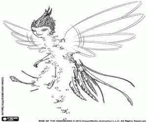 για ζωγραφική Κουκίδα σε κουκίδα του νεράιδα των δοντιών