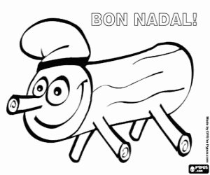 για ζωγραφική Κούτσουρο τα Χριστούγεννα, στα Καταλονικά