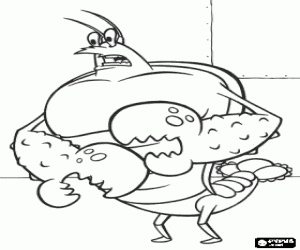 για ζωγραφική Λάρυ, Μπομπ Σφουγγαράκης χαρακτήρα