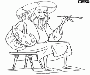 για ζωγραφική Λεονάρντο ντα Βίντσι της Φλωρεντίας