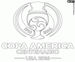 για ζωγραφική Λογότυπο Copa América Centenario 2016