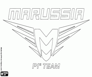 για ζωγραφική Λογότυπο Marussia F1 Team