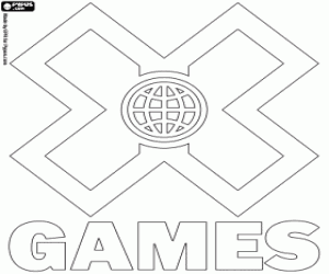για ζωγραφική Λογότυπο X Games