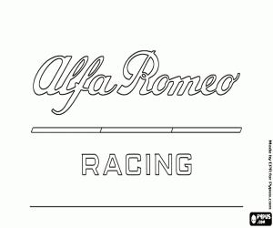 για ζωγραφική Λογότυπο της Alfa Romeo Racing
