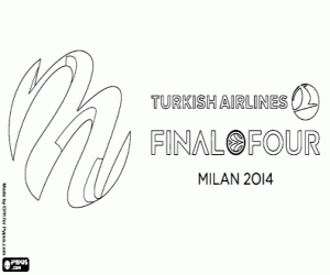 για ζωγραφική Λογότυπο της Final Four Milan 2014