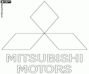 για ζωγραφική Λογότυπο της Mitsubishi Motors