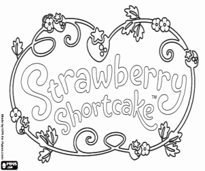 για ζωγραφική Λογότυπο της Strawberry Shortcake