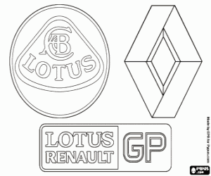 για ζωγραφική Λογότυπο της Ρενώ Φόρμουλα 1, Lotus GP Renault