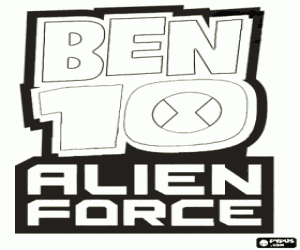 για ζωγραφική Λογότυπο του Ben 10 Alien Force