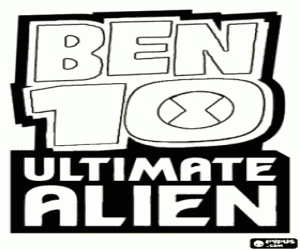 για ζωγραφική Λογότυπο του Ben 10 Ultimate Alien