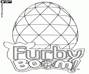 για ζωγραφική Λογότυπο του Furby Boom και εικονική αυγό
