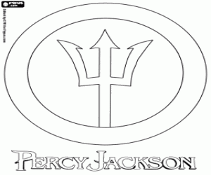 για ζωγραφική Λογότυπο του Percy Jackson