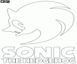 για ζωγραφική Λογότυπο του Sonic The Hedgehog