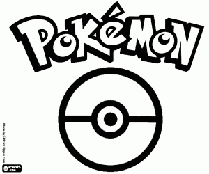 για ζωγραφική Λογότυπο των Pokemon και Pokeball
