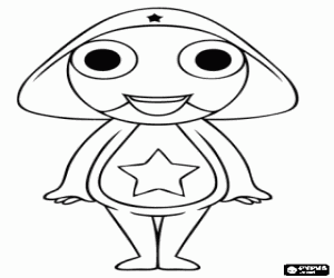 για ζωγραφική Λοχίας Keroro, χαρακτήρας του manga
