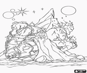 για ζωγραφική Λόκι, εχθρός του Θωρ