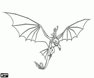 για ζωγραφική Λόξυγκας ιππασία τον δράκο φαφούτη