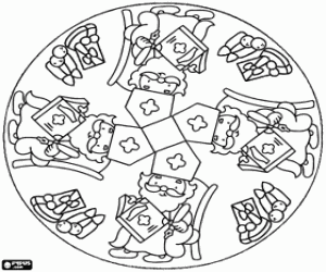 για ζωγραφική Μάνταλα με Αγίου Νικολάου