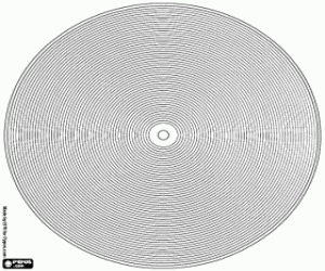 για ζωγραφική Μάνταλα ομόκεντρων κύκλων