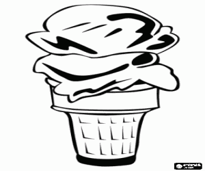 για ζωγραφική Μαλακός κώνος παγωτού