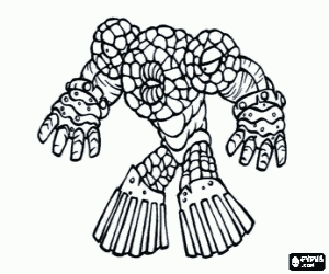 για ζωγραφική Μια Gormiti, Furia lavica