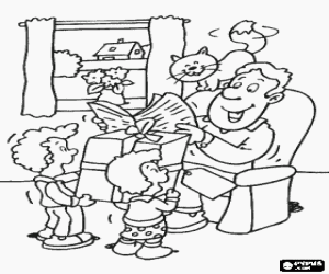 για ζωγραφική Μια έκπληξη για τον μπαμπά