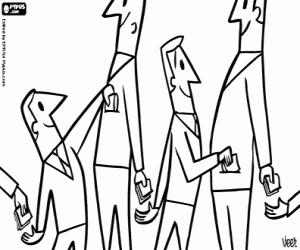 για ζωγραφική Μια αλυσίδα της διαφθοράς