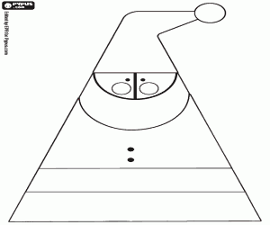 για ζωγραφική Μια αφηρημένη Άγιος Βασίλης να διακοσμήσετε