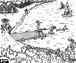 για ζωγραφική Μια θερινή κατασκήνωση