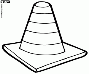 για ζωγραφική Μια κυκλοφορία κώνος