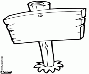 για ζωγραφική Μια ξύλινη πινακίδα