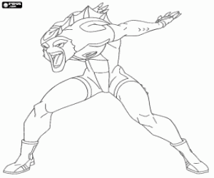 για ζωγραφική Μια σαύρα, ποδοσφαιριστής του γαλαξιακού