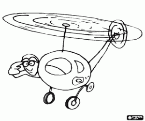 για ζωγραφική Μικρές ελικόπτερο με χειριστή