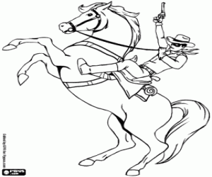 για ζωγραφική Μοναχικός Καβαλάρης και Silver εν δράσει