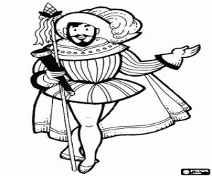 για ζωγραφική Ναύαρχος με τηλεσκόπιο και δόρυ