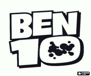 για ζωγραφική Ο Ben 10 λογότυπο