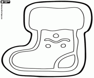 για ζωγραφική Ο Άγιος Βασίλης Μπότα μπισκότο