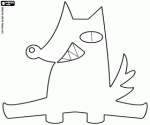 για ζωγραφική Ο κακός λύκος