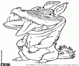 για ζωγραφική Ο κροκόδειλος σκύλος Ντάγκλας