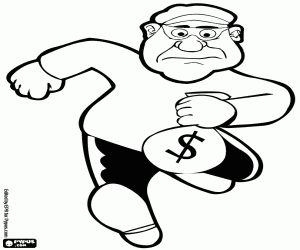 για ζωγραφική Ο ληστής με το πλιάτσικο