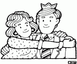 για ζωγραφική Ο πατέρας με το στέμμα