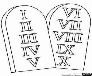 για ζωγραφική Οι πίνακες του νόμου