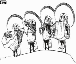 για ζωγραφική Οι τροβαδούρων της Rango