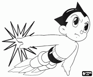 για ζωγραφική Οι υπερδυνάμεις του Astro Boy
