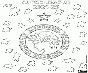 για ζωγραφική Ολυμπιακός, Super League 2024-25