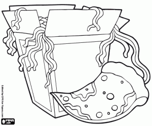 για ζωγραφική Πίτσα και κινέζικα νούγιες