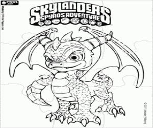 για ζωγραφική Παζλ Spyro Skylanders