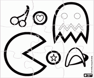 για ζωγραφική Παζλ του Pac-Man