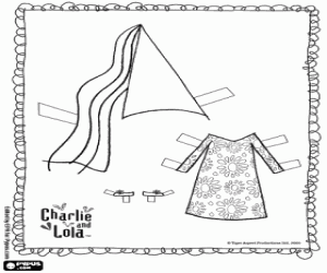 για ζωγραφική Παιχνίδι για να ντύσει Λόλα ως μια νεράιδα