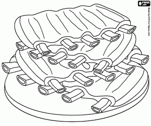 για ζωγραφική Παϊδάκια χοιρινού κρέατος για Μπάρμπεκιου